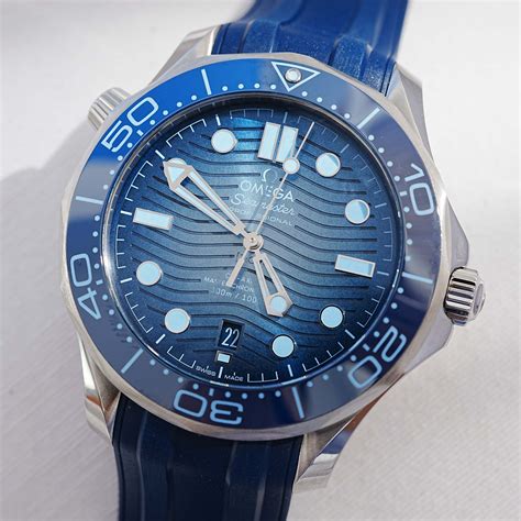 omega seamaster 300m summer blue.